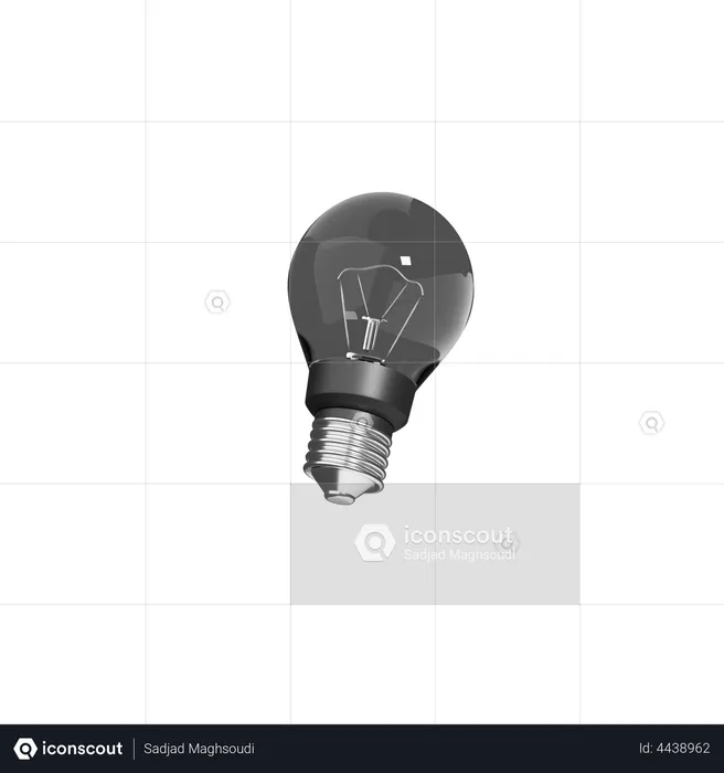 Ampoule électrique  3D Illustration