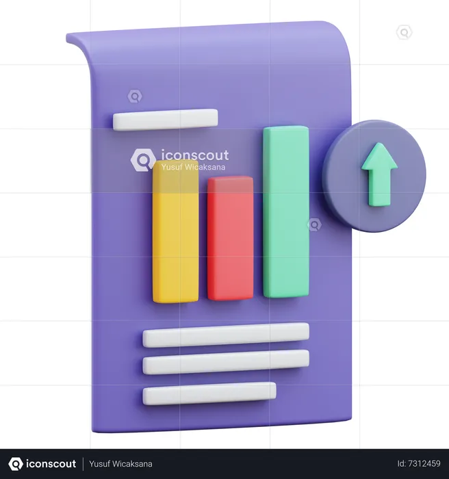 Análisis de datos  3D Icon