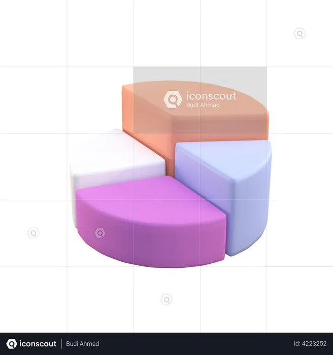 Análisis financiero  3D Illustration