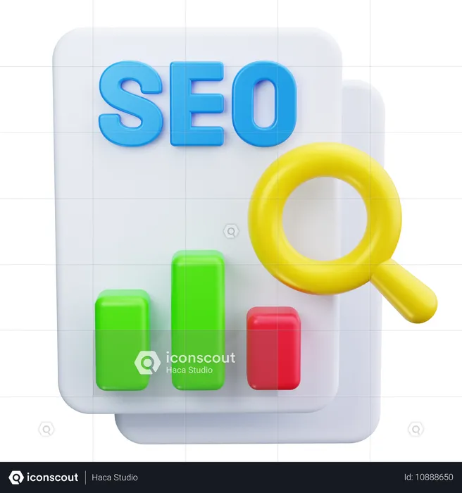 Análisis SEO  3D Icon