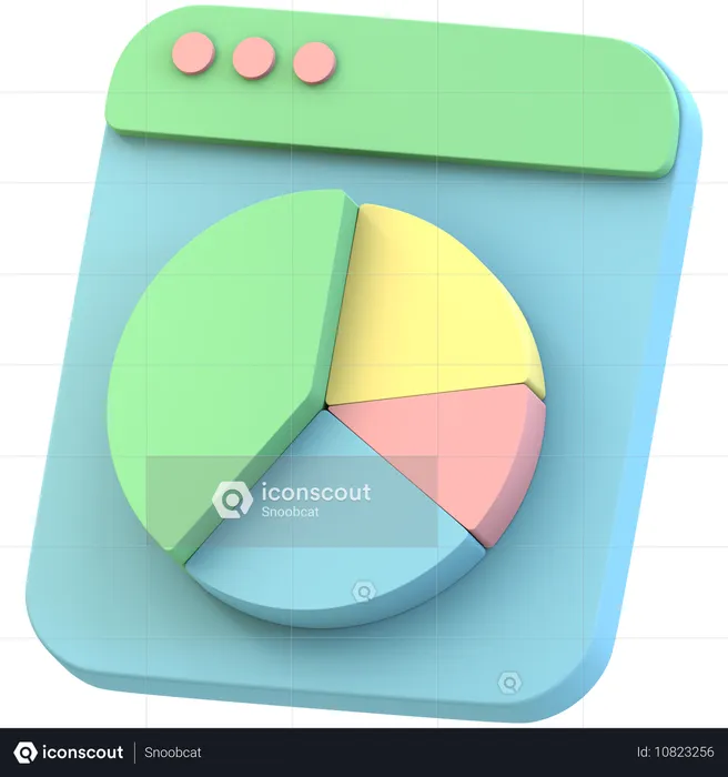 Gráfico analítico  3D Icon