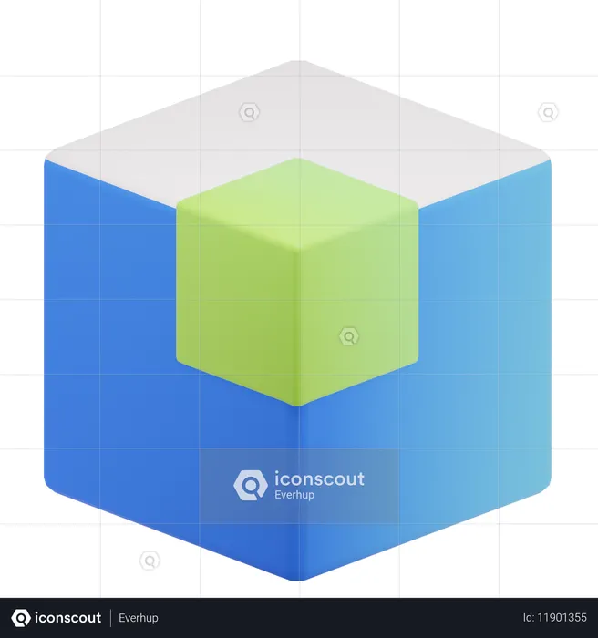 Analítico  3D Icon