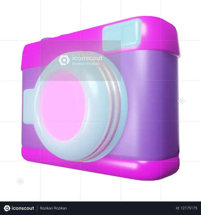 Analog Camera  3D Icon