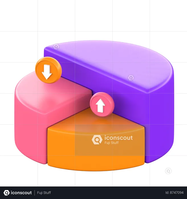 Analyse commerciale  3D Icon