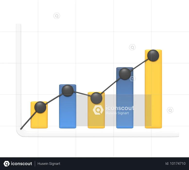 Analyse commerciale  3D Icon