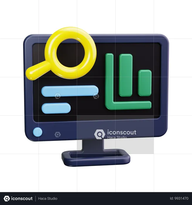 L'analyse des données  3D Icon