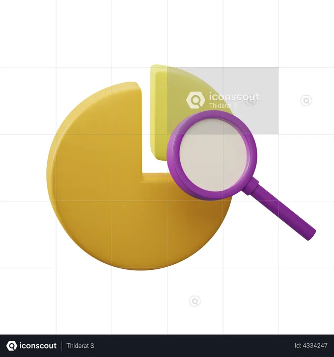 L'analyse des données  3D Illustration