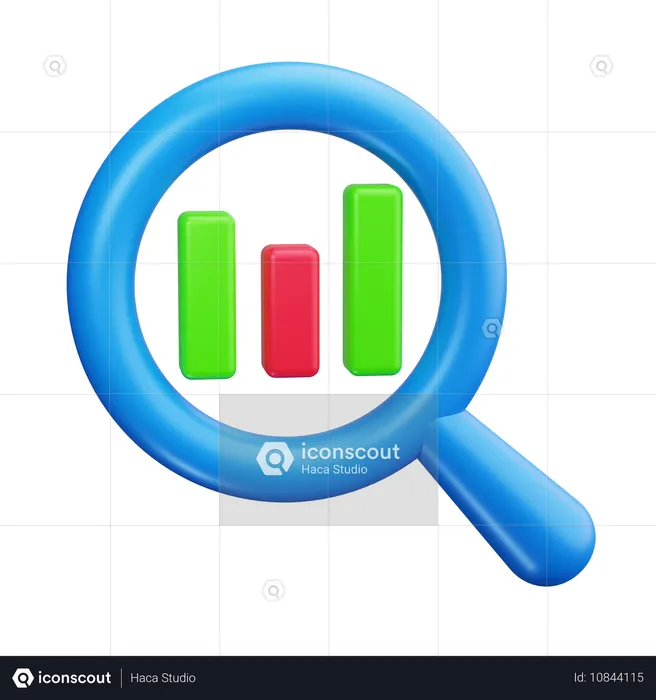 Analyse de marché  3D Icon