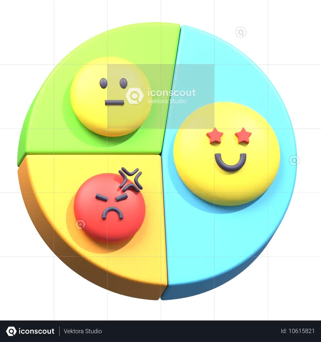 Analyse des commentaires  3D Icon