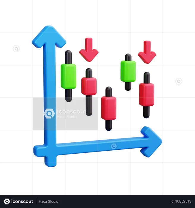 Analyse commerciale  3D Icon