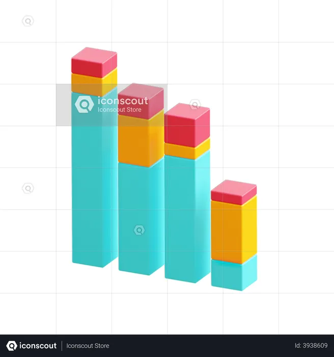 Analysediagramm  3D Illustration