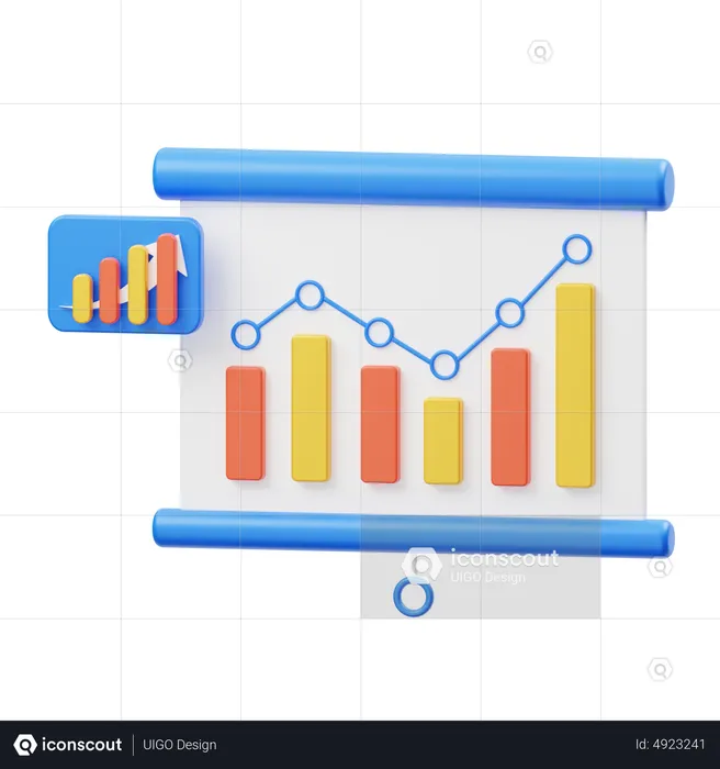 Analysepräsentation  3D Icon