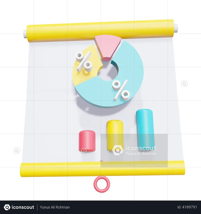 Présentation de l'analyse  3D Illustration