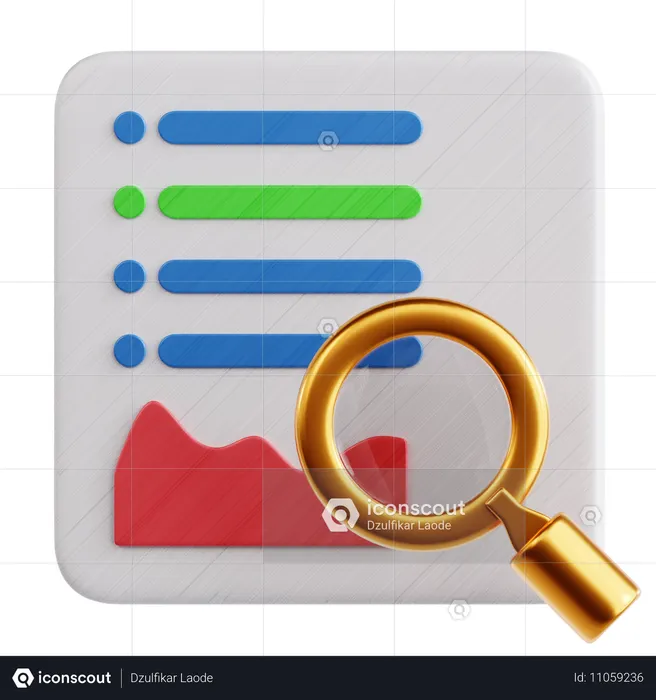 Analysis  3D Icon