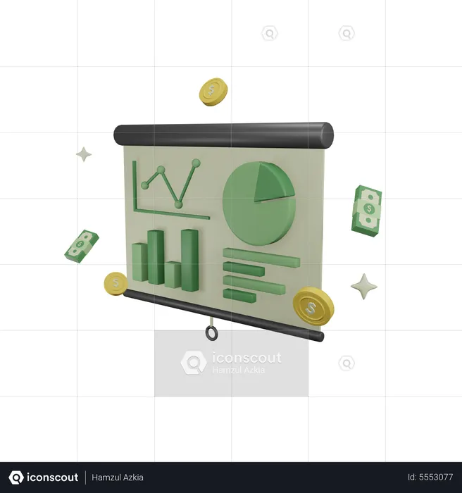 Analysis Chart  3D Icon