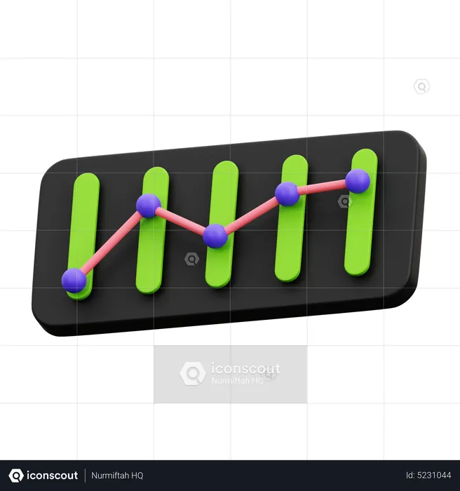 Analysis Chart  3D Icon