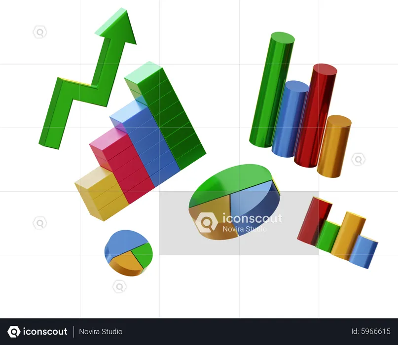 Analysis Chart  3D Illustration
