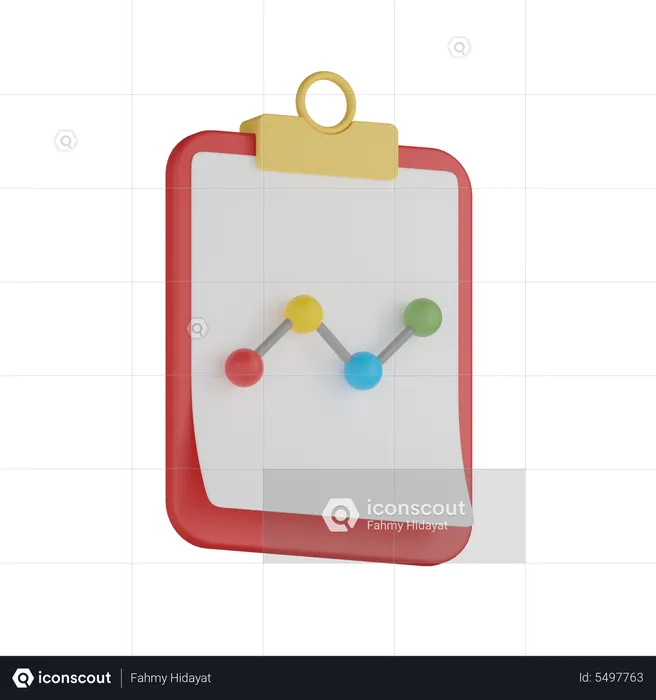 Analysis Clipboard  3D Icon
