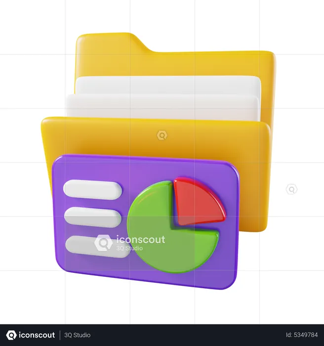 Analysis Folder  3D Icon