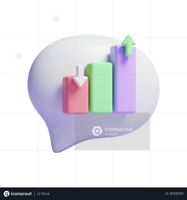 Analysis Message  3D Icon