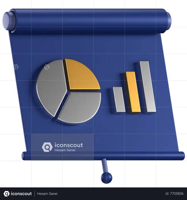 Analysis Presentation  3D Icon