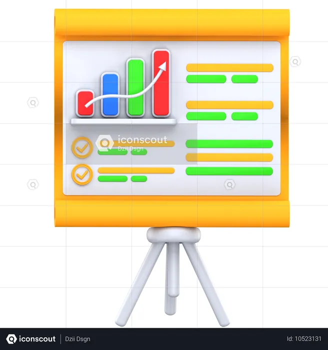 Analysis Presentation  3D Icon