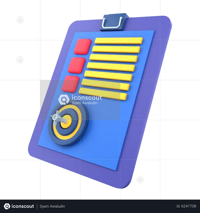 Analysis Target  3D Icon