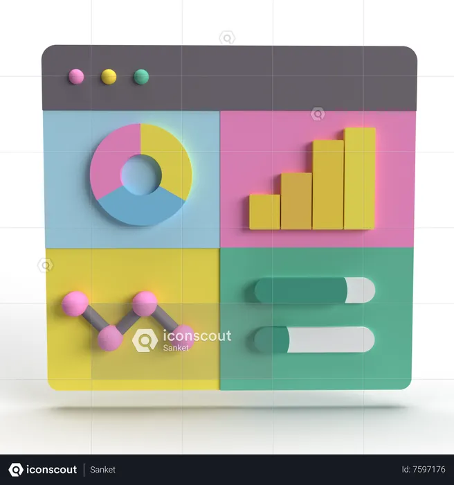 Analytics  3D Icon