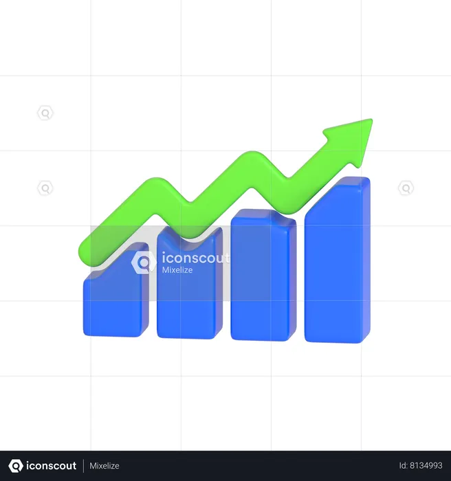 Analytics Chart  3D Icon