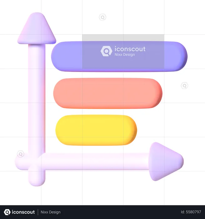 Analytics Chart  3D Icon