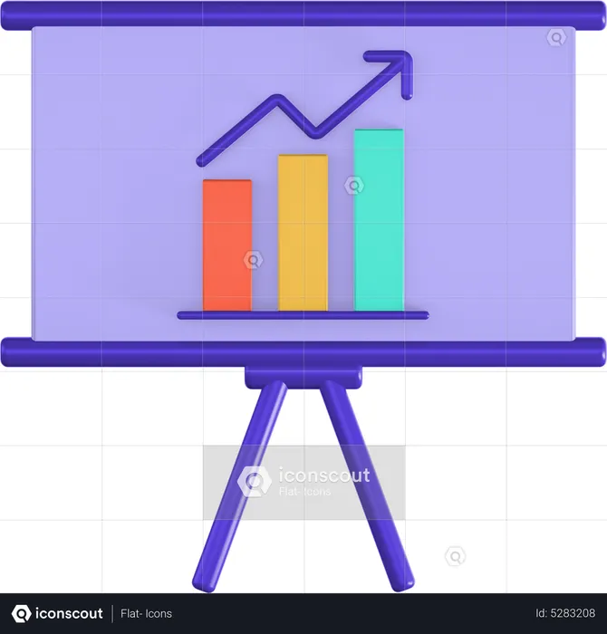 Analytics Presentation  3D Icon