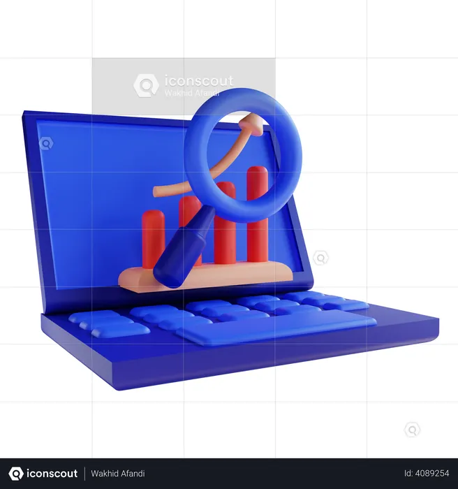 Analytics Search  3D Illustration