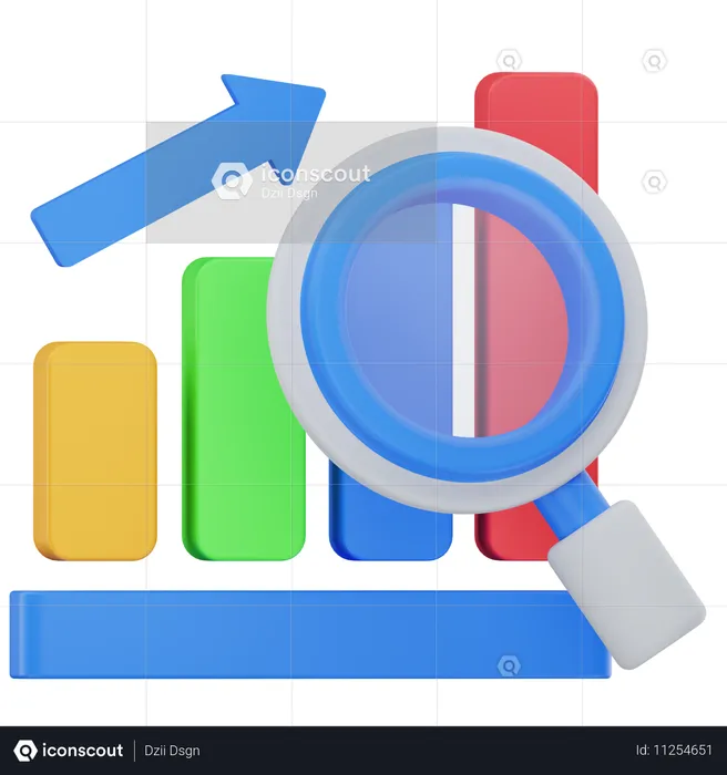 Analytisch  3D Icon