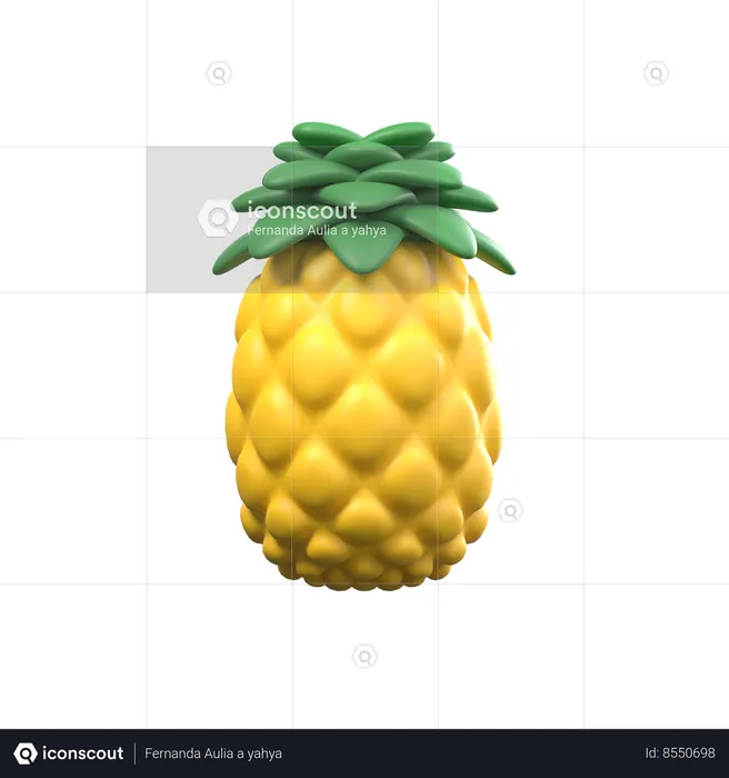 Ananas  3D Icon