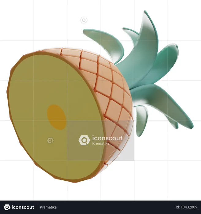 Ananas  3D Icon