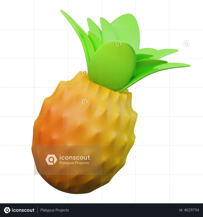 Ananas  3D Illustration