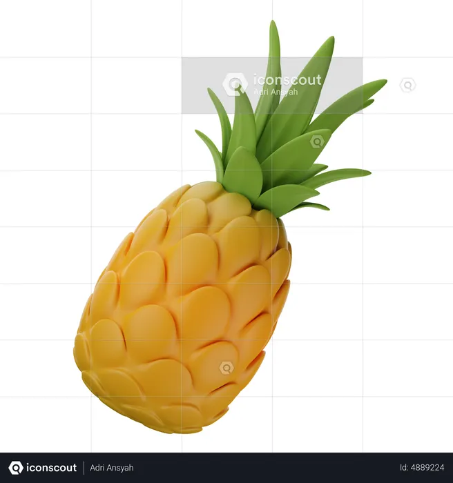 Ananas  3D Icon