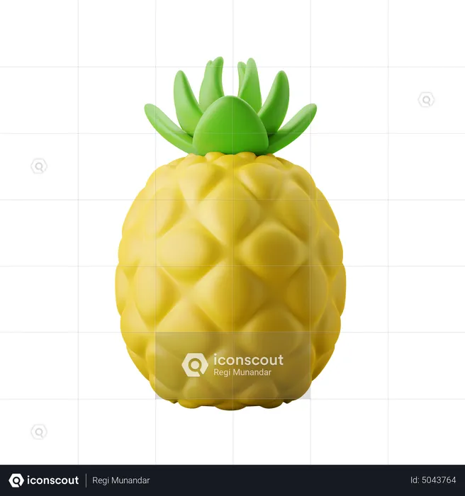 Ananas  3D Icon