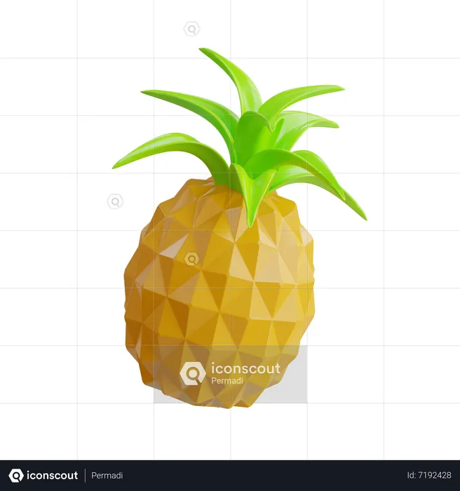 Ananas  3D Icon