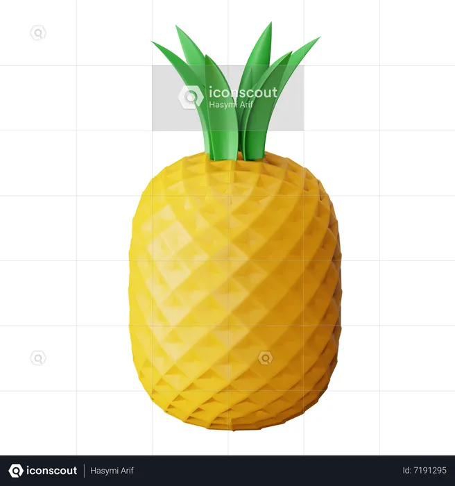 Ananas  3D Icon