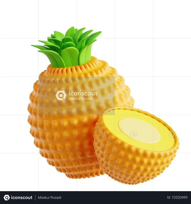 Fruits d'ananas  3D Icon