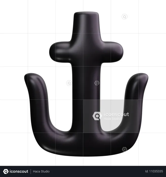 Anchor  3D Icon