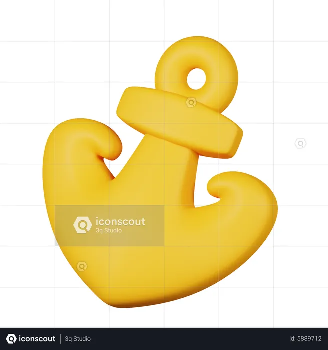 Anchor  3D Icon