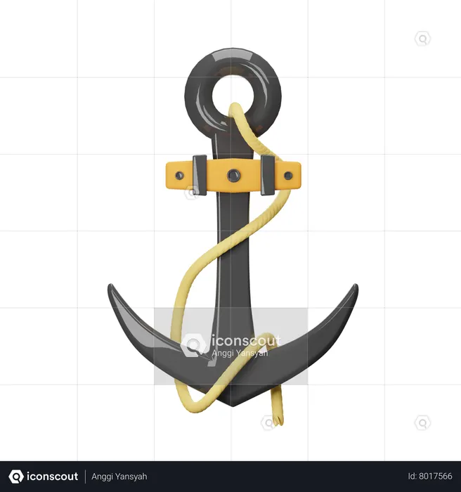 Anchor  3D Icon
