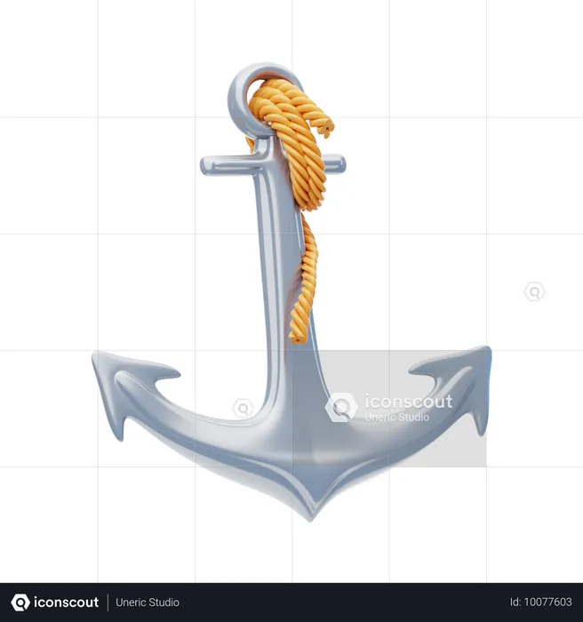 Anchor  3D Icon