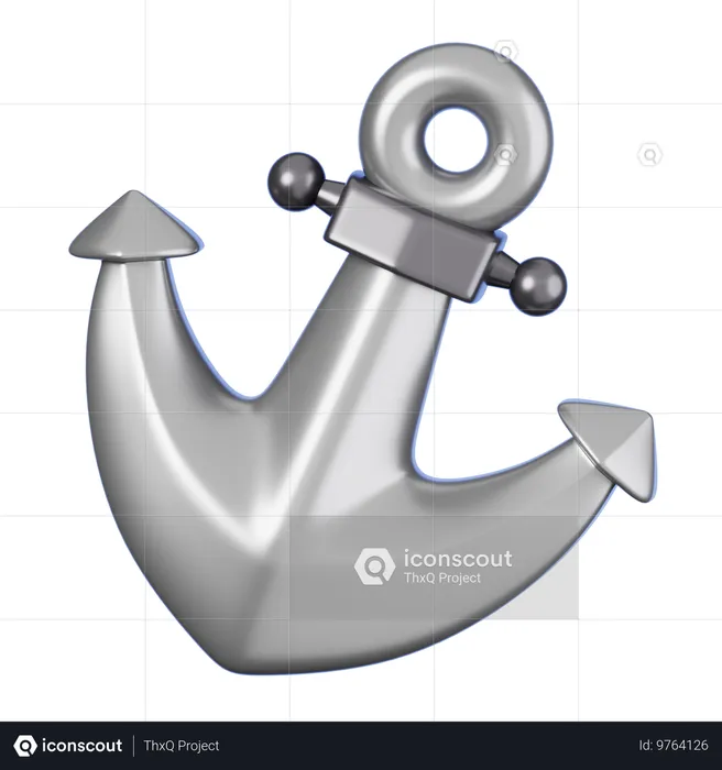 Anchor  3D Icon