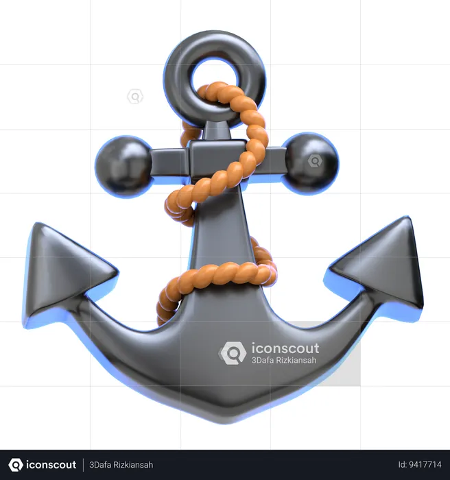 Anchor  3D Icon