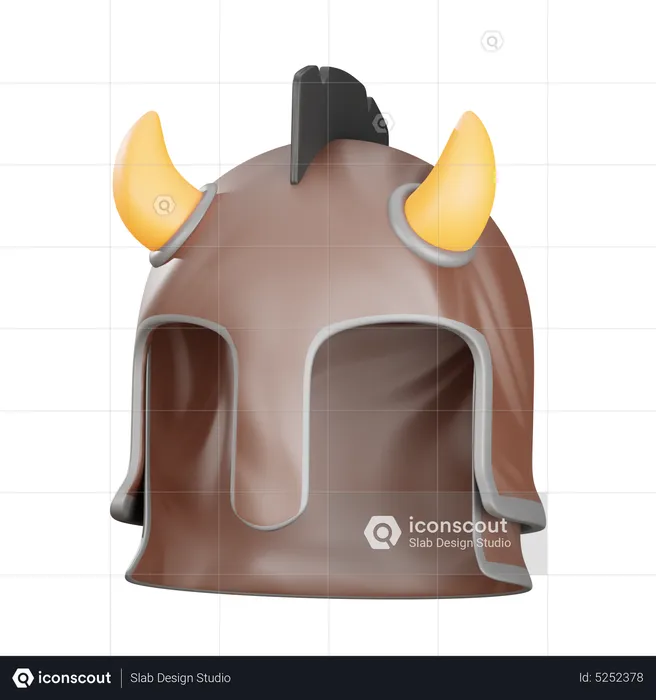 Ancient Helmet  3D Icon