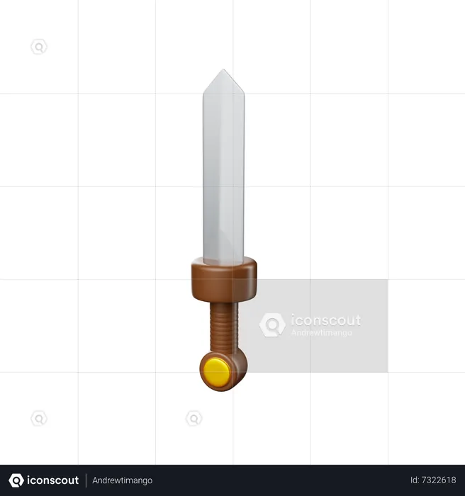 Ancient Sword  3D Icon