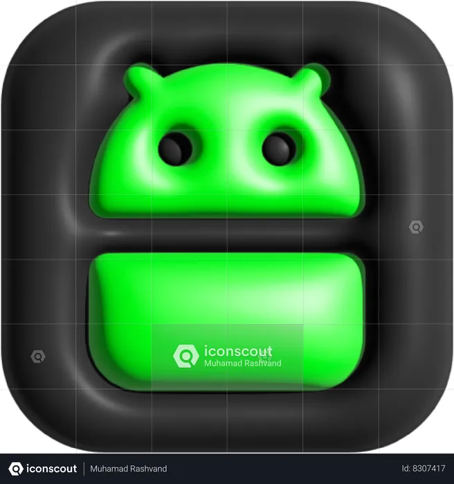 Android  3D Icon